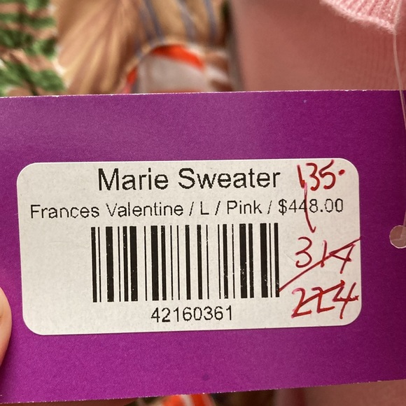 NWT. Frances Valentine “Marie Sweater” - Picture 5 of 5